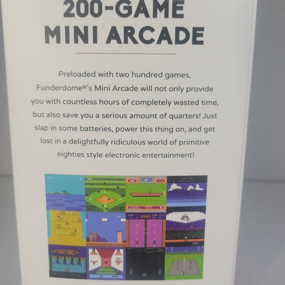 200-Game Mini Arcade Machine Funderdome Retro Classic Gaming 2011 - Picture 6 of 16